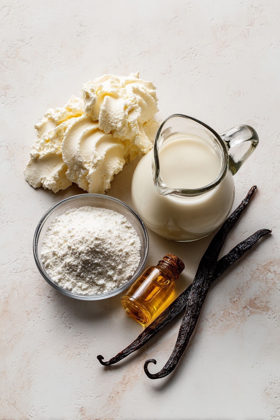 Sweet Cream Cold Foam - A clear glass jar filled with dark brown iced coffee and ice cubes sits on a white marbled surface, with a woman's hand pouring thick white cream from a small clear jar onto the top, creating a thick foamy layer that contrasts with the dark coffee below. In the background, three small pale white pumpkins are placed softly against a beige wall, adding a cozy, autumn feel. The jar is the main focus, centered in the image with the woman's hand coming in from the top left. photo taken with an iphone --ar 2:3 --v 7