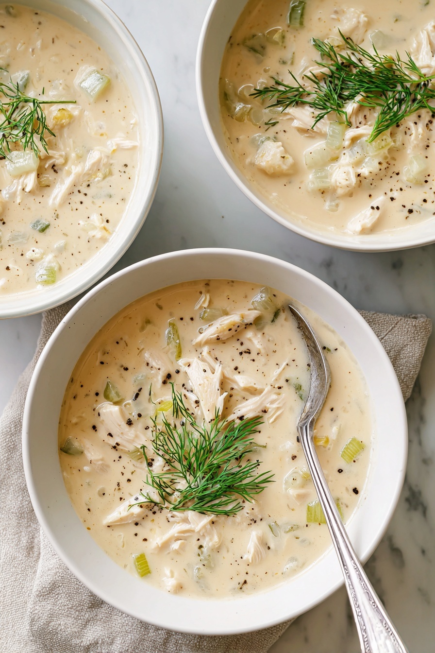 Avgolemono Soup - Serving Suggestion