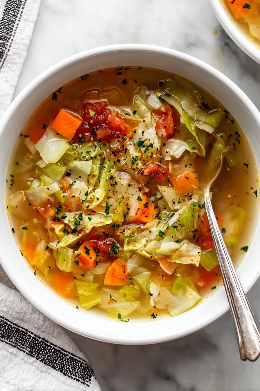 cabbage soup - Serving Suggestion